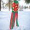 In the Breeze Poinsettia 40 Inch Windsock - Hanging Winter Decoration - Outdoor Holiday décor